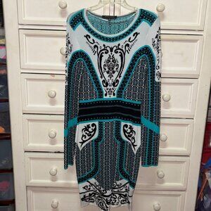 Intarsia Sweater Dress by Cynthia Steffe